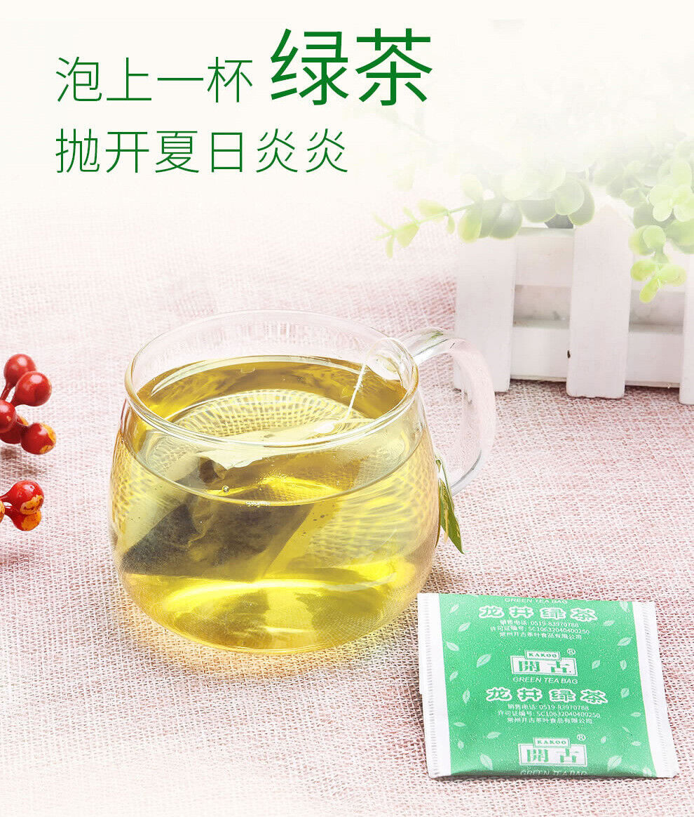 HelloYoung Kaikoo Value Dragon Well Green Tea Bags 110g