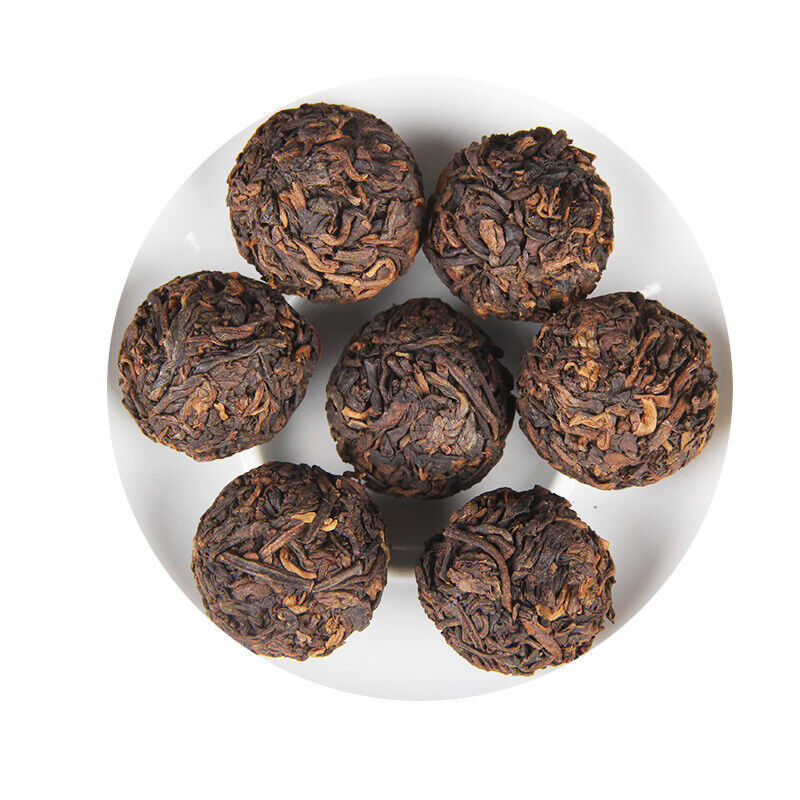 HelloYoung 500g Ancient Tree Longzhu Tuocha Top Bulk Cooked Pu'er Small Grain Tea Bingdao