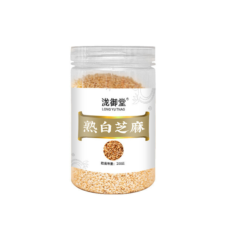Roasted Black and White Sesame Seeds Natural Snack in Jar for Healthy Diet Main image