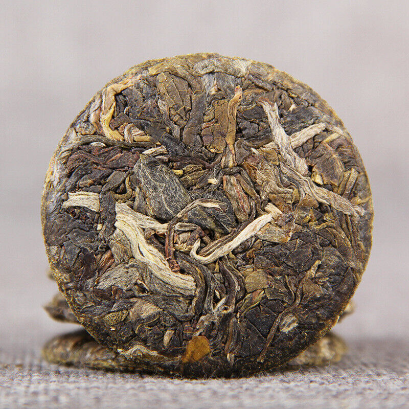 HelloYoung 200g Cha Tea Top Bamboo Shell Packaging Pu'er Tea Organic Alpine Tree Tea 勐海味生茶