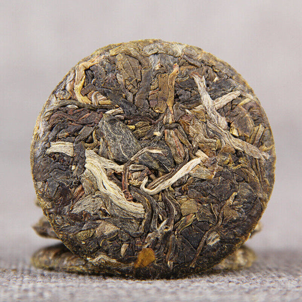 HelloYoung 200g Cha Tea Top Bamboo Shell Packaging Pu'er Tea Organic Alpine Tree Tea 勐海味生茶