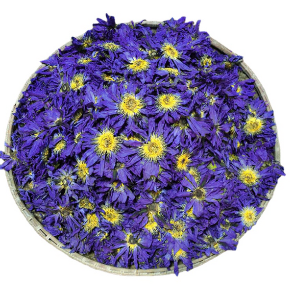 HelloYoung Flower Herbal Tea Nymphaea Caerulea Savigny 100g Dried Loose Blue Lotus