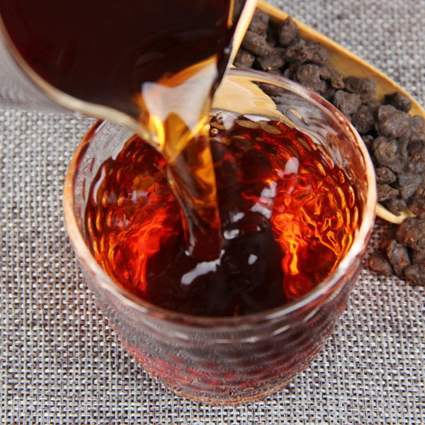 HelloYoung New Pu'er Tea Scattered Yunnan Broken Silver Old Tea Fragrant Fossil Cooked 250g