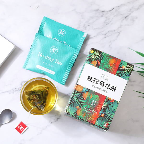 Cold Soaked Tea White Peach Oolong Honey Peach Flower Fruit Tea Triangle Bag