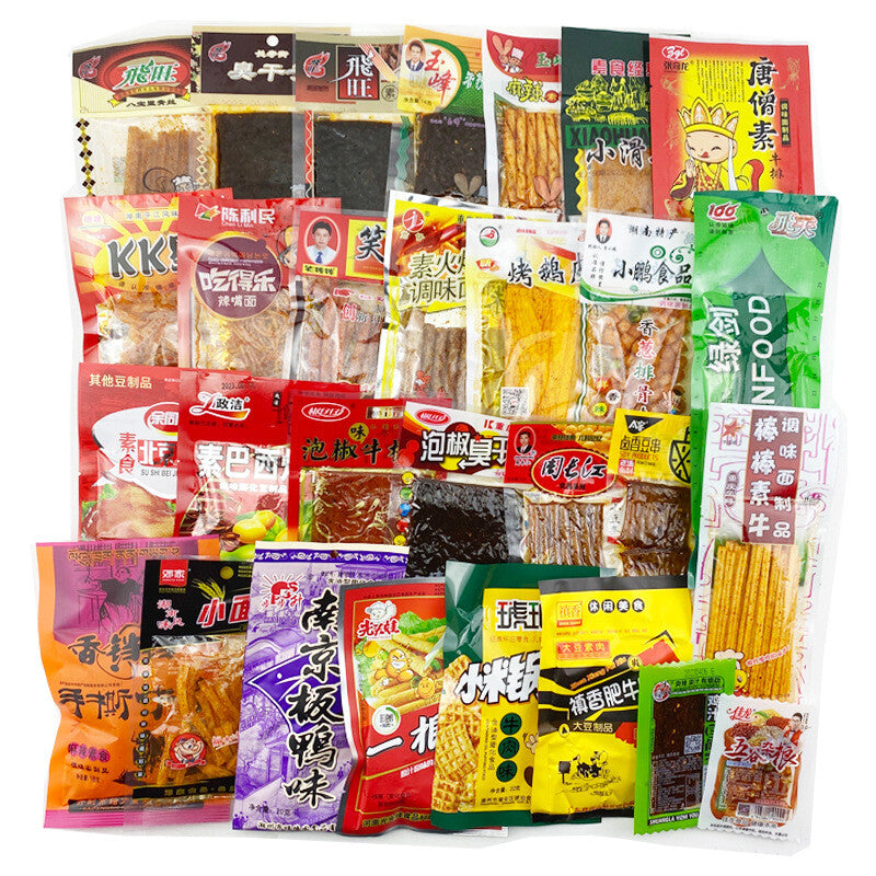 Chinese Specialty Snack Gift Pack Spicy Strips Childhood Snack 怀旧零食8090童年辣条儿时味道