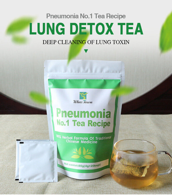 Lung Detox Tea Tea Bags Pneumonia Tea Bag 80g