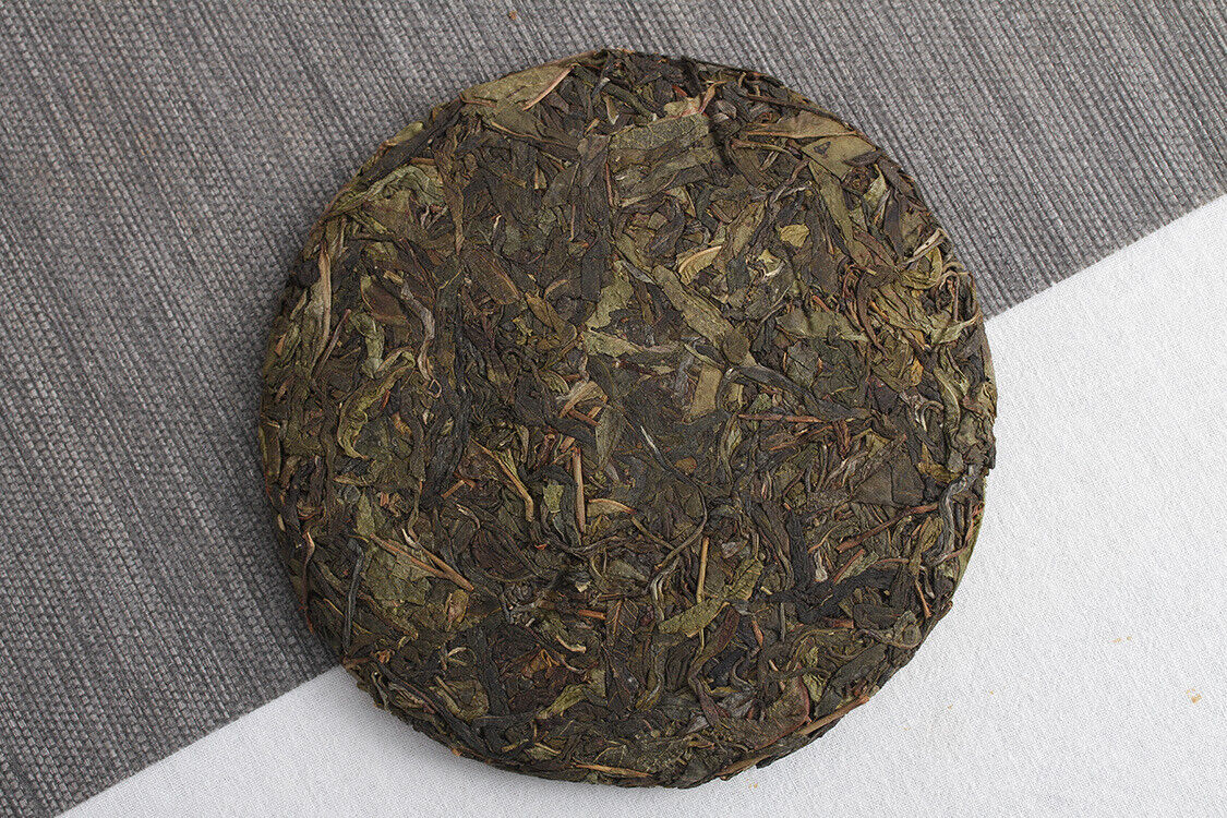 HelloYoung 357g Yunnan Pu-erh Tea Banzhang Big Leaf Pu-erh Raw Cakes Seven Seeds Cake Tea