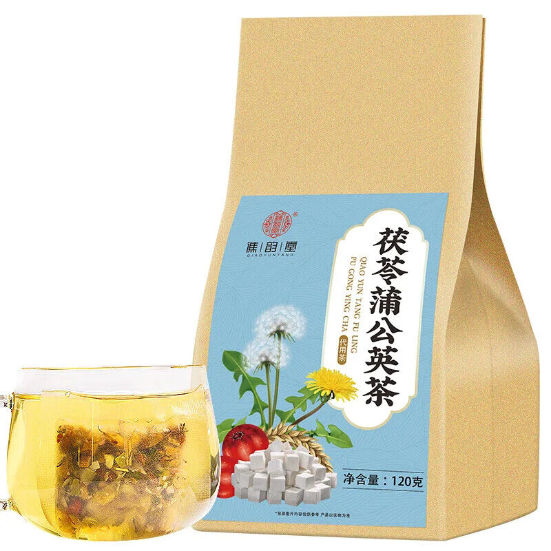 Poria Cocos Taraxacum Tea Healthy Herb Tea Bag 120g Main image