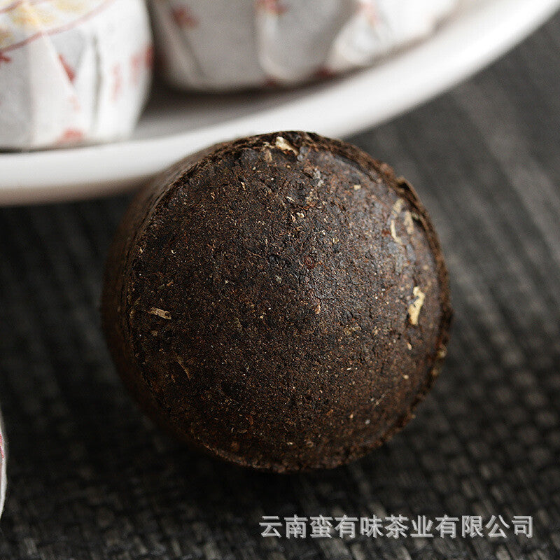 500g Glutinous Rice Fragrance Cooked Tuo (White Cotton) Yunnan Pu'er Tea