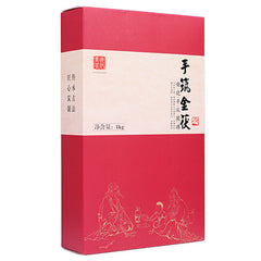 HelloYoung 1kg Hunan Anhua black tea hand-built por brick black tea Anhua black tea Tian Fu