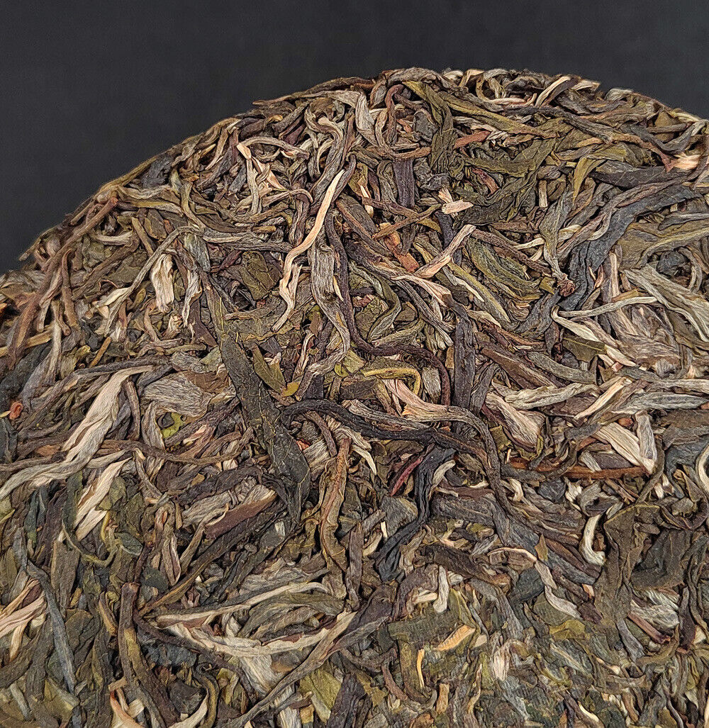 HelloYoung 357g Old Banzhang Raw Tea Banzhang Pu'er Raw Tea Cake Yunnan Old Tree Tea