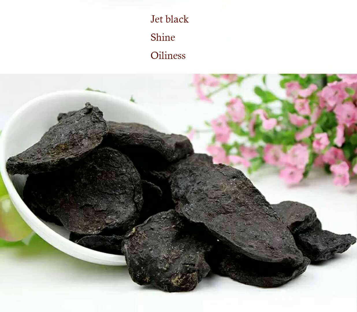 HelloYoung Chinese Herbal Tea He Shou Wu Polygonum Multiflorum Root Herbs Dried Black Beans