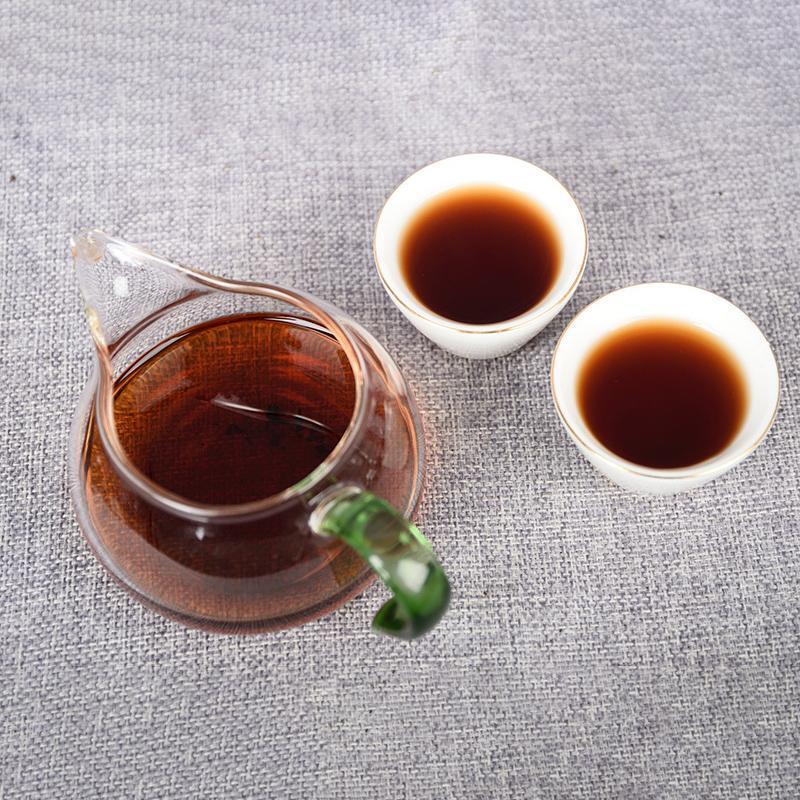 0g Yiwu Ripe Pu'er Tea Cake, Yunnan Orchid Fragrance - Premium Tea