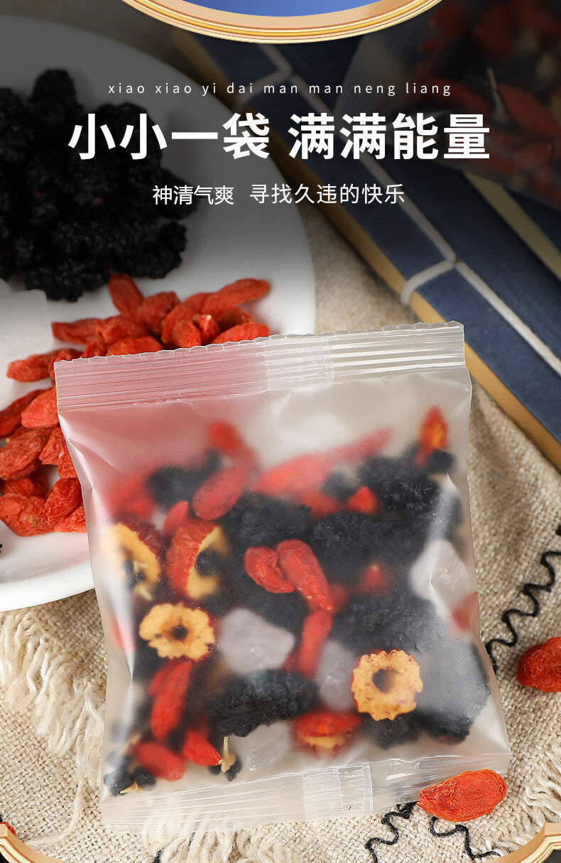 Black Goji Berry Mulberry Tea – Late-Night Recovery Herbal Blend