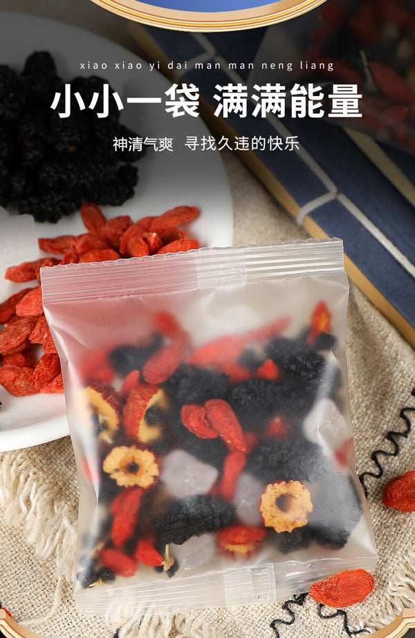 Black Goji Berry Mulberry Tea – Late-Night Recovery Herbal Blend