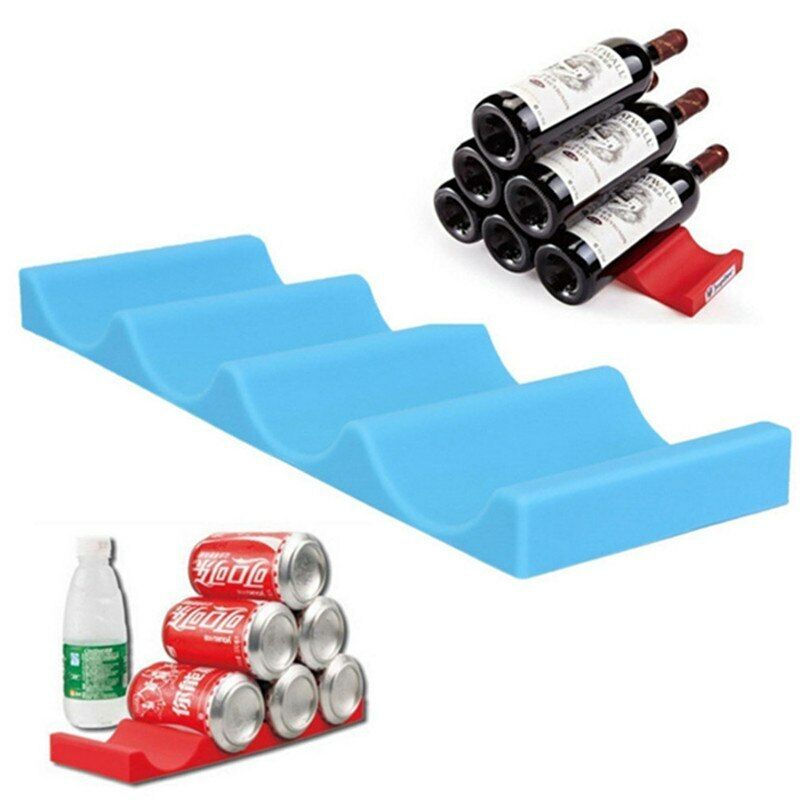 Tidy Tool Organizer Holder Refrigerator Bottle Pad Can Beer Wine Rack Mat Stack