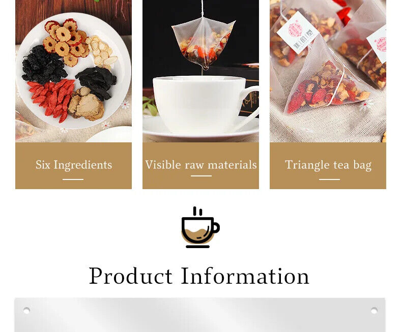 150g/30 Bags Healthy Herb Tea Bag Ginseng Five Treasure Tea