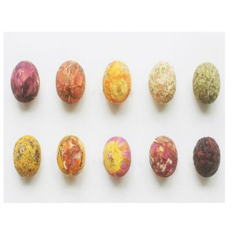 HelloYoung 500g 10 Kinds Chinese Mix Blooming Tea Balls Flowers Premium Flowering Tea Buds