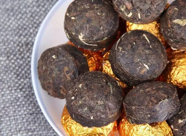 Fermented Tea Cake Compressed Pu-erh Tea Yunnan Shu Puer Tuocha 500g per Bag