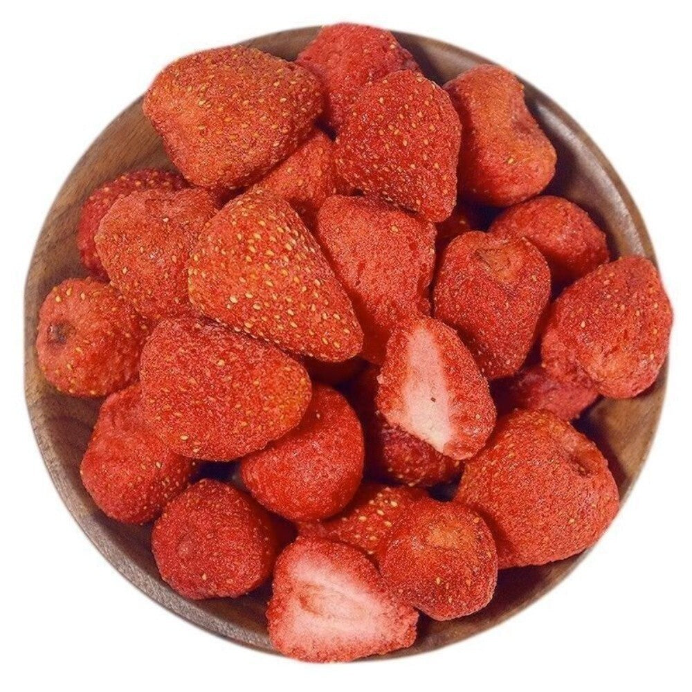 Natural Freeze-Dried Strawberry Bits Crispy Snack for Healthy Eating 500g Main image