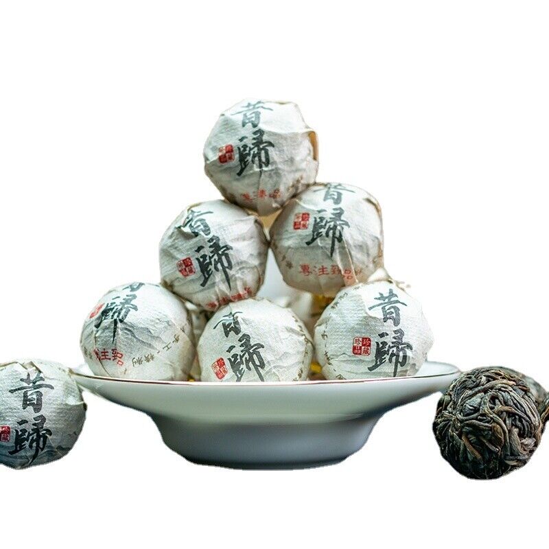 HelloYoung 500g 8g un xiegui dragon pearl Pu'er raw tea handmade dragon pearl small tuo tea