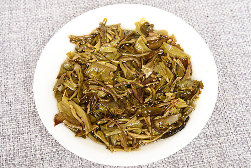 HelloYoung Pu-erh Tea Raw Tea Cake Bai Ling Golden Bud Raw Tea 100g Pu-erh Cake Tea