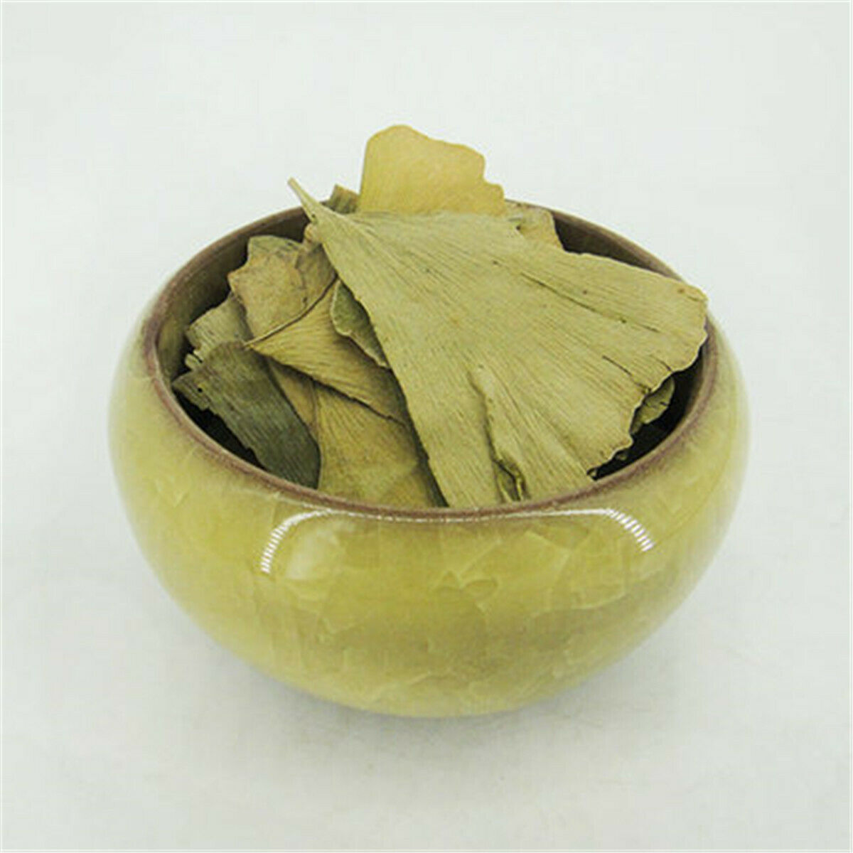 HelloYoung Ginkgo Biloba Leaves Chinese Wild Ginkgo Tea Medicinal Herbal Tea Loose Leaves