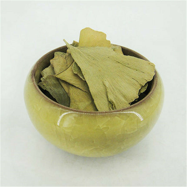 HelloYoung Ginkgo Biloba Leaves Chinese Wild Ginkgo Tea Medicinal Herbal Tea Loose Leaves