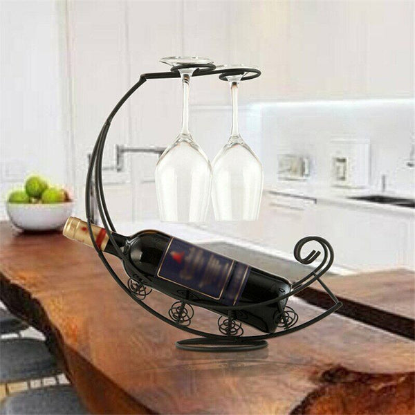 Red Wine bottle rack Wine Bottle Champagne Storage Holder Rack Bar Stand Bracket
