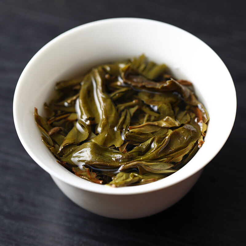 HelloYoung 1kg Yunnan Pu'er Icelandic Ancient Tree Golden Leaf Pu'er Raw Brick Tea