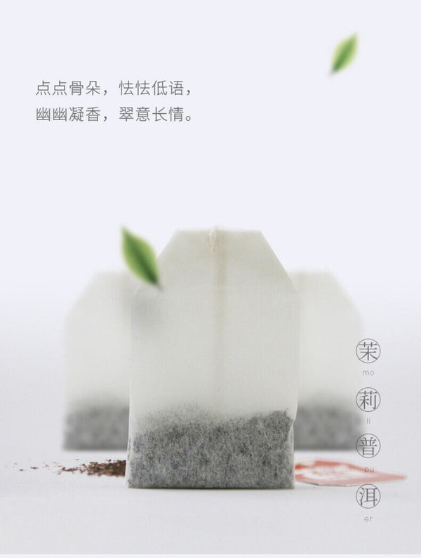 Daiyi Puer Jasmine Tea Bags 1.6gx25 Convenient Loose Leaf Floral