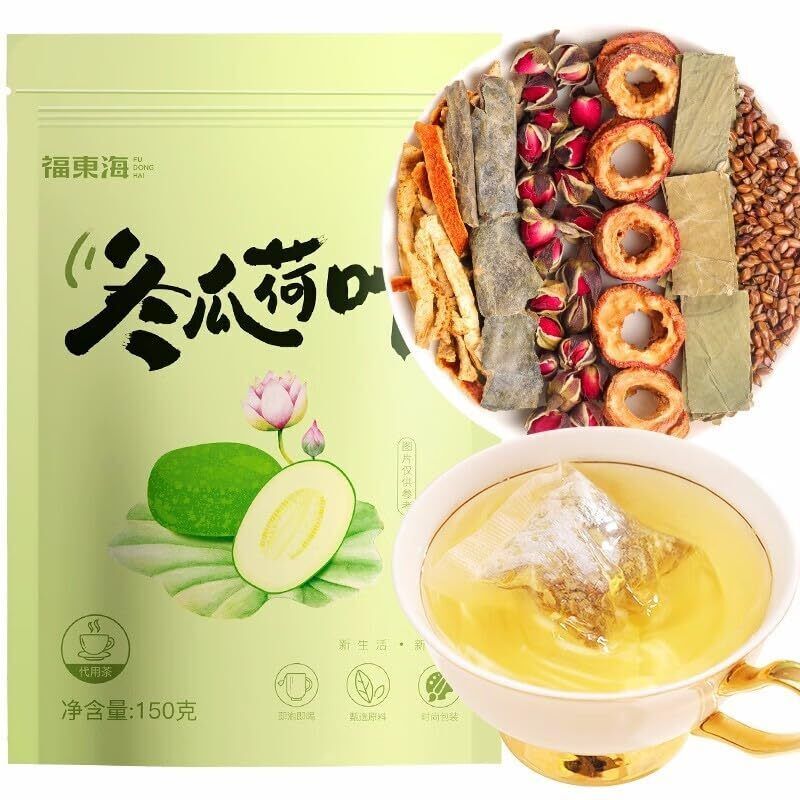 150g/5.3oz 5g* 30 tea bags mixed with lotus leaves, cassia seeds, orange peel Secondary image