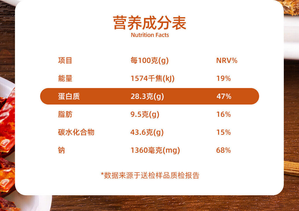Natural Dried Meat Snack Healthy Office Snack Instant Food for Hunger Relief