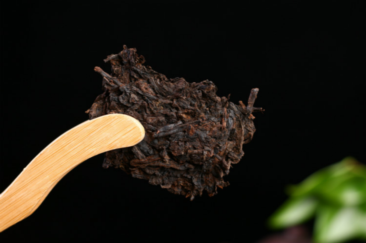 HelloYoung 357g Yunnan Menghai Pu'er Tea Le Xing Xiang Cakes Ripe Tea Cake Pu'er Aged Tea