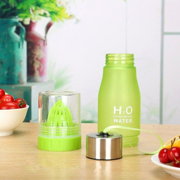 650ML Fruit Juice Water Bottle Infuser Outdoor Sports Portable Shaker Drinkware