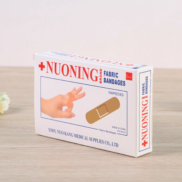 Nuo Ning Chuang Ke Tie Wu Jun Zhi Xue Chuang Ke Tie诺宁创口贴无菌止血创可贴一次性医用伤口贴100片/盒