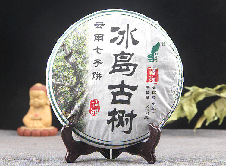 HelloYoung Pu'er Raw Tea Iceland Ancient Tree 357g Yunnan Tea Cake 普洱茶生茶 冰岛普洱古树 357g 云南饼茶