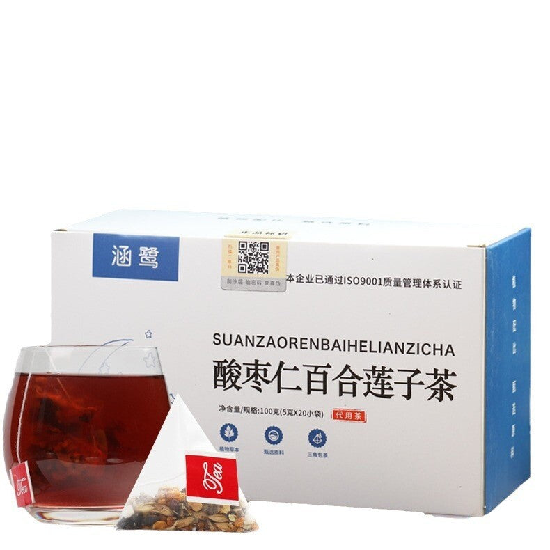 Herbal Tea Sour Jujube Seed Lily Lotus Seed Tea100g