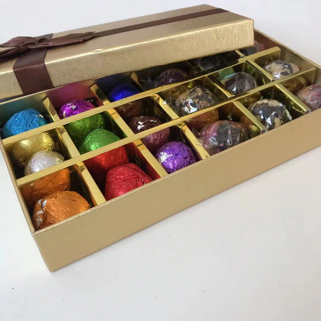 18Pcs OEM Gift Package Cooked Puerh Tea Ball Dried Flower Fermented Secondary image