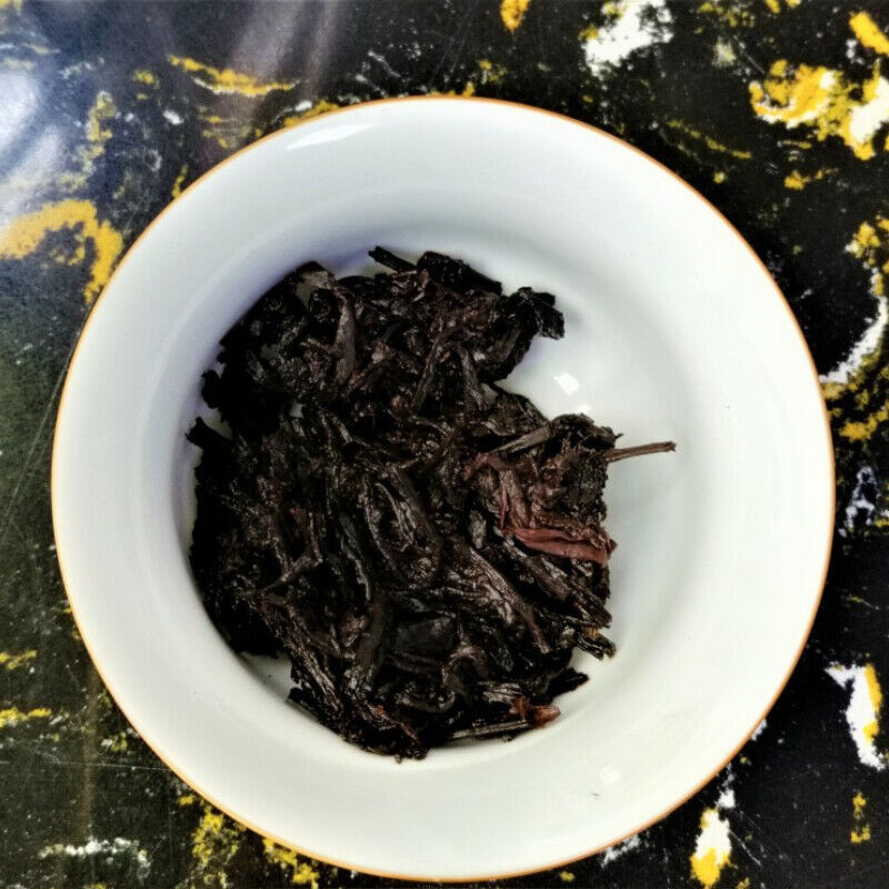 HelloYoung Tangerine Peel Pu'er Cooked Tea Cake Yunnan Aged Old Tree Mandarin Tea 357g