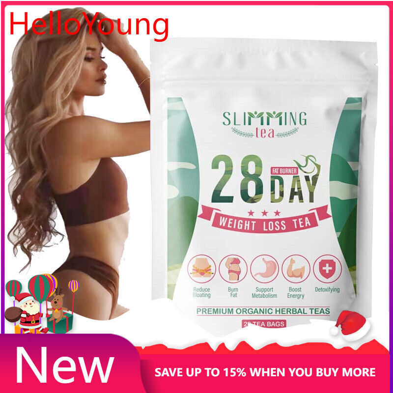 Weight Loss Tea Cleanse 28 Days Detox Slimming Tea Loss Weight Boost Metabolism Main image