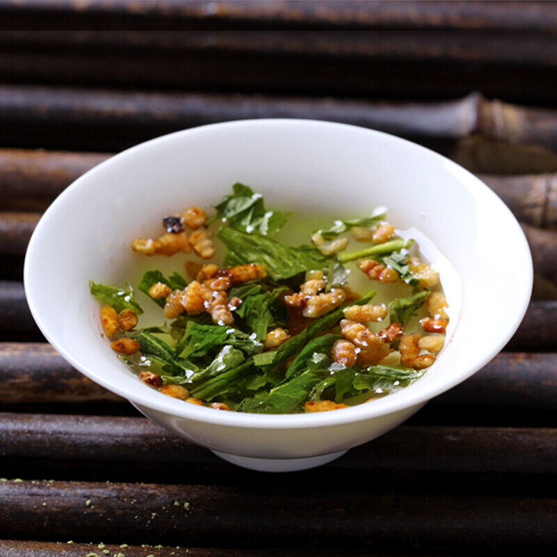Brown Rice Green Tea Japanese Sushi Brown Rice Green Tea Bag Organic Genmaicha Secondary image