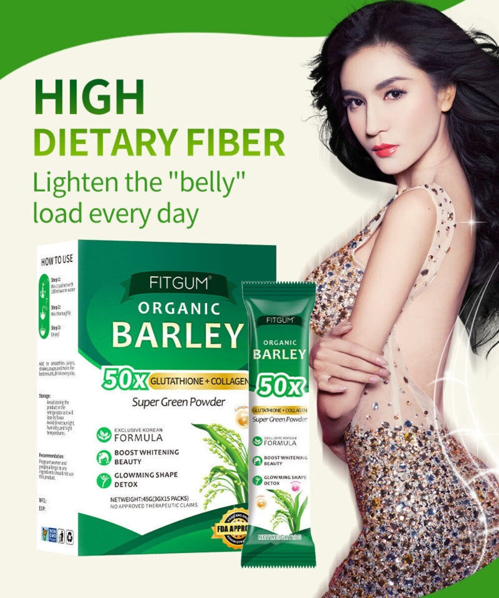 Barley Grass Juice Powder Cold Processed Young Leaf Extract Natural 45g
