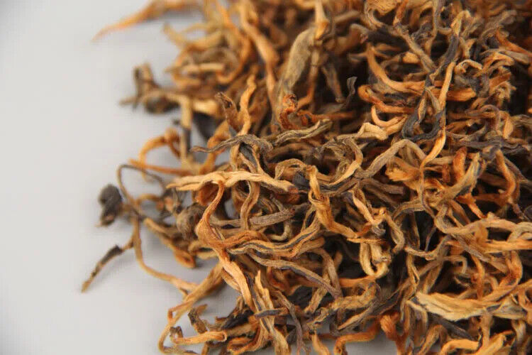 HelloYoung Dian Hong Tea Goolden Bud Orchid Fragrance Kungfu Black Tea Heallth Care 250g