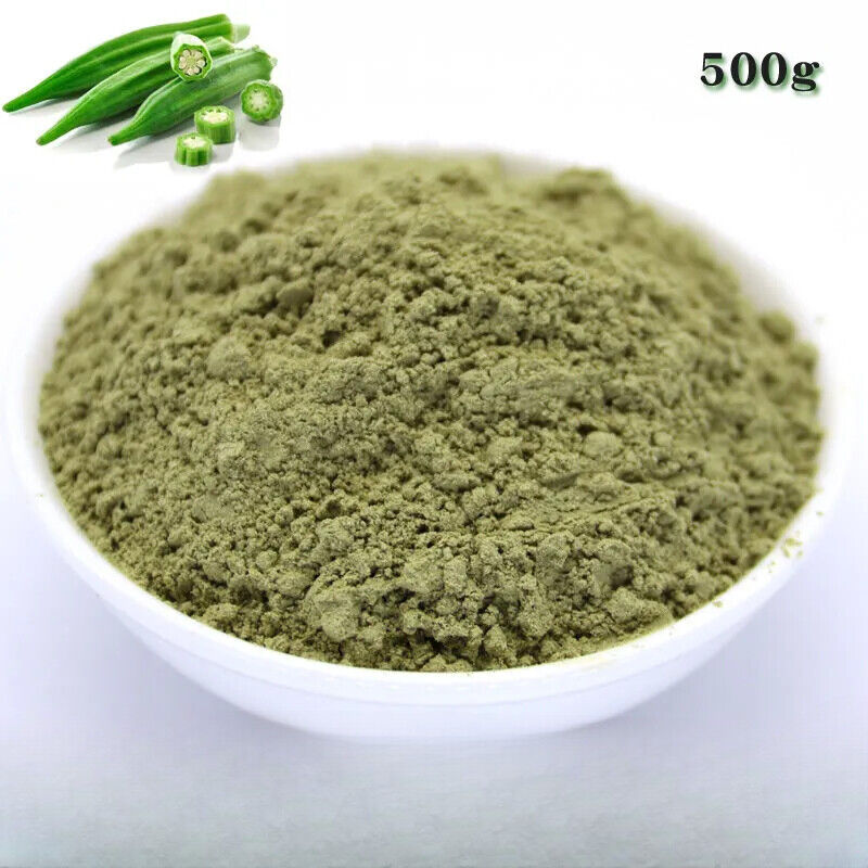 organic Dehydrated/dried Okra/ladies' finger ground powder  Baking and cooking Main image