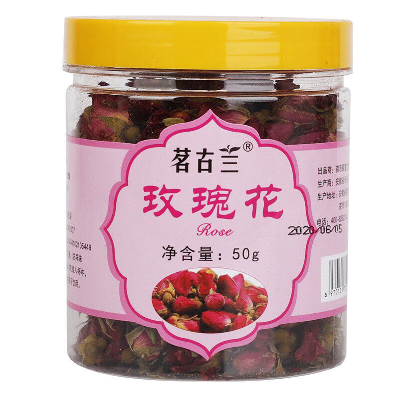 Scented Tea, Roses Tea, Dried Herb Tea Roses, Double Petals, Round Canned Roses