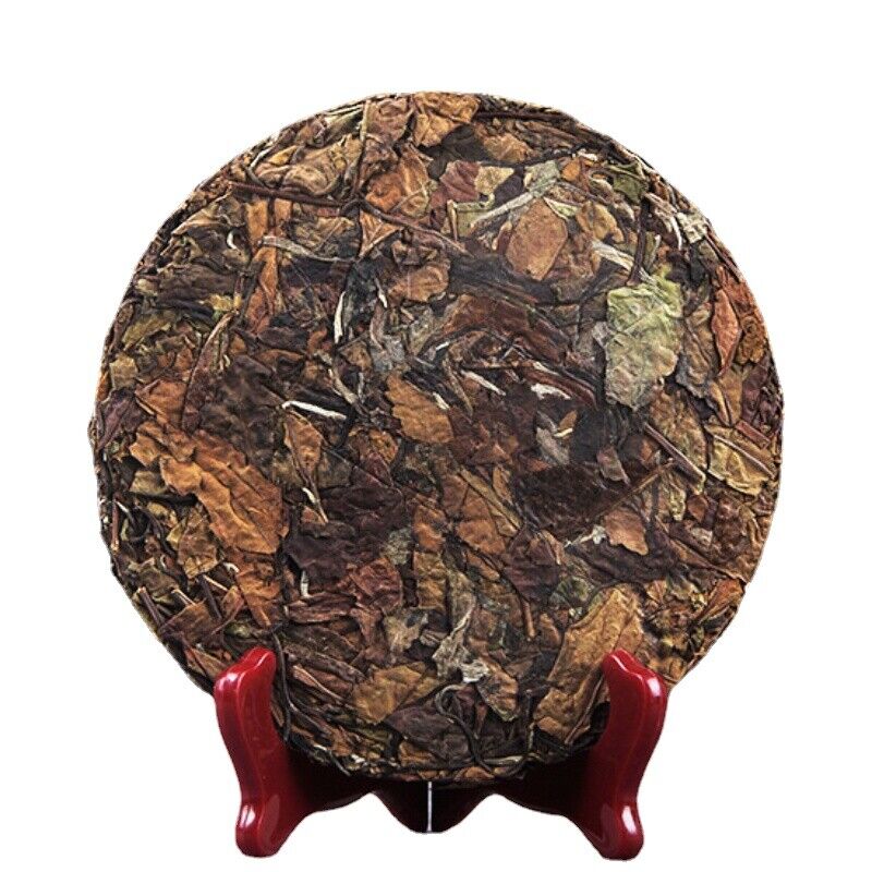 HelloYoung Ancient Tree Tea Old White Tea Lattice Cake Yunnan Yiwu Organic Tea 200g/7.04oz