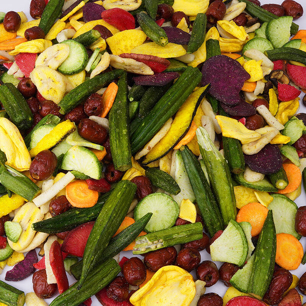 Dried Fruit and Vegetable Mixed Crispy Fruit Vegetable Healthy Vegetarian Snacks