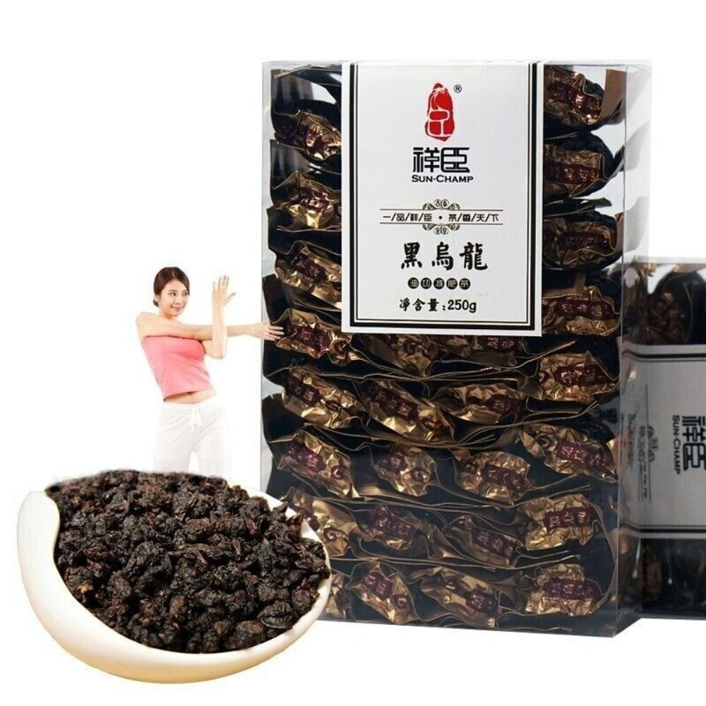 Charcoal Roasted Black Oolong Tea 250g Rich Flavor Oil Control Premium Main image