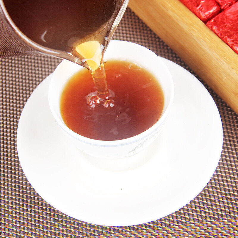 HelloYoung Square Brick Cooked Tea Black Tea Top-Grade Small Golden Brick Pu'er Tea 500g